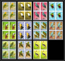 Manama - 3437/ N°159/169 B Parrot Perroquet Oiseaux (birds) Neuf ** MNH Non Dentelé Imperf BLOC 4 - Parrots