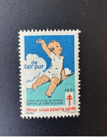 France 1931 Antituberculeux Tuberculose Tuberculosis Tuberkulose De L'air Pur Deux Sous Pour La Santé - Disease