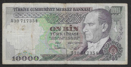 Turchia - Banconota Circolata Da 10.000 Lire P-199a.1.1 - 1982 #19 - Turchia