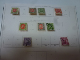 Petit Lot De Timbres Islande Oblitérés 1907 1908 1920 Effigie Christian X - Gebraucht