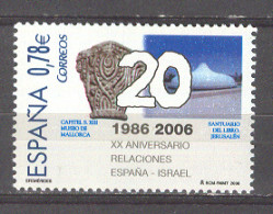 Spain 2006. Aniv Relaciones Con Israel Ed 4258 (**) - Ongebruikt