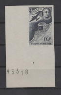 MONACO -- MONTE CARLO -- Poste Aérienne -- NON DENTELE -- Hommage Au Président F. - D. ROOSEVELT 1946 - Luftfahrt
