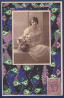 CPA Wiener Werkstaetten Bordures Femme Woman Voir Dos - Wiener Werkstätten