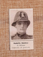 Rodolfo Baldini Di Milano Caduto Per Patria Nel 1915 WW1 Prima Guerra Mondiale - Autres & Non Classés
