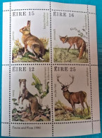 4 BOGEN / BLOCKMARKEN / IRLAND / 1980 - Blocks & Kleinbögen