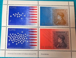 4 BOGEN / BLOCKMARKEN / IRLAND / 1976 - Blocks & Kleinbögen
