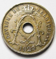 Pièce De Monnaie   25 Centimes 1929  Légende Belgique - 25 Centimes
