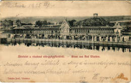 * T3 1905 Vízakna, Salzburg, Ocna Sibiului; Sós-gyógyfürdő. Takáts Jenő Kiadása / Spa (fl) - Unclassified