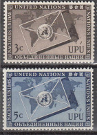 Delcampe - Nations Unies New York 1953   Y&T  17/18  N** - Ungebraucht