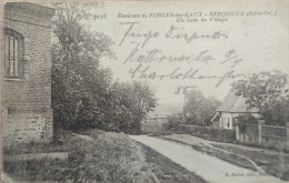 Delcampe - Cpa Environs De FORGES Les EAUX SERQUEUX Un Coin Du Village ST YAN Avenue De La Gare - SAS04 - Forges Les Eaux