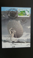 Delcampe - Carte Maximum Card Telecommunications Europa Cept Autriche Austria 1988 - Télécom