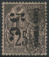 Delcampe - Obl. N°4a 5c Sur 25c Surcharge Verticale - TB - Sonstige & Ohne Zuordnung