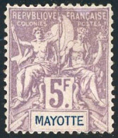 ** N°14 5F Violet S/gris - TB - Other & Unclassified