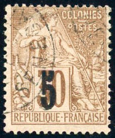 Obl. N°2A 5 Sur 30 C Brun II , Signé Calves Et Scheller - TB - Other & Unclassified