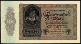 5000 Mark 19.11.1922. Serie A. I / I- Rosenberg 77. Grabowski. DEU-88. Pick 78. - Other & Unclassified