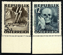 Blitz Und Maske 1946, Zwei Werte In Postfrischer Luxuserhaltung, Unsigniert. Mi. 2.600,-€ Michel VI - VII. - Other & Unclassified
