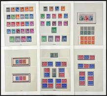 Gemeinschaftsausgaben + Bi-Zone 1945-1949 **: Gepflegte Sammlung Ab Den Gemeinschaftsausgaben Mit Block 12 A+B, Zusammen - Collections