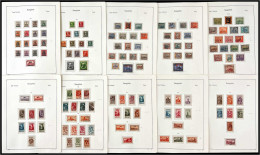 Saargebiet 1920-1958 */**/gest.: Reichhaltige Sammlung Im KABE-Vordruckalbum Mit Vielen Volkshilfesätzen, Dabei Nr. 1-17 - Collections