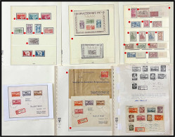 Saarland 1947-1959 */**/gest./Briefe: Ungebrauchte, Postfrische Und Gestempelte Sammlung Im Vordruckalbum, Immer Wieder  - Collections