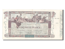 France, 5000 Francs, Flameng, 1918-01-12, W.10, VF 30, PMG - 5 000 F 1918 ''Flameng''