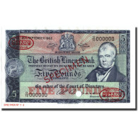 Écosse, 5 Pounds, Specimen, UNC 64, PMG - 5 Pounds