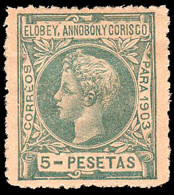 Elobey/Annobón  - Edi  * 17 - 1903 - Alfonso XIII - 5 Pts. - Elobey, Annobon & Corisco