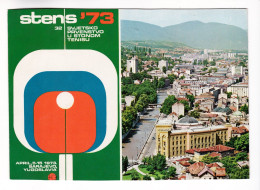 B496 World Table Tennis Championships 1973 Sarajevo - Tischtennis
