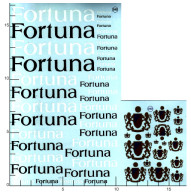 Décalcomanie Fortuna 1/43 - 1/32 - 1/24 - 1/18 (REF : 243) - Other & Unclassified