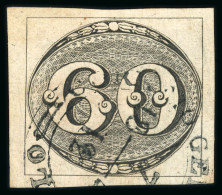 Delcampe - Sao Paulo, Correio Geral De: 60r. Black, Good To Large Margins Used With  Part Date Stamp (Ayres 1188) That Clearly Show - Usati