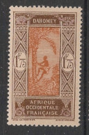DAHOMEY - 1927-39 - N°YT. 96 - Cocotier 1f75 Brun Et Orange - Neuf* / MH VF - Ongebruikt