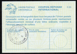 SIAM THAILAND  La25  International Reply Coupon Reponse Antwortschein IRC IAS O BANGKOK AIRPORT 22.2.39 = 22.02.96 - Tailandia