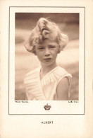 Delcampe - FAMILLE ROYALE - Albert - Photo Werrès - LAB Brux - Petit Garçon - Carte Postale Ancienne - Königshäuser