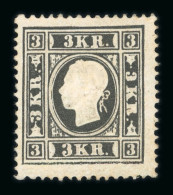 Austria Österreich 1850 3Kr Ty Iay - Unused Stamps