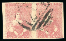 1850-54 Half Lengths: 1d Selection Of Three Singles - Mint Stamps