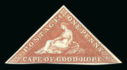 Delcampe - Cape Good Hope 1853 1d Deep Brick-red Unused - Kap Der Guten Hoffnung (1853-1904)