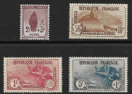 Delcampe - France. 3° Série Des Orphelins De Guerre N°229/232**. Cote 975€ - Ungebraucht