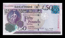 Irlanda Del Norte Northern Ireland 50 Pounds Sterling 2013 Pick 89 Sc Unc - Ireland