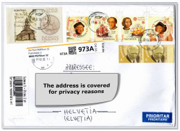 Romania 2025 (G2/5) Registered Cover Sent To Switzerland Christopher Columbus Christoph Kolumbus - Briefe U. Dokumente