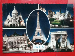 Delcampe - KOV 11-58 - PARIS, La Tour Eiffel, Night, Nuit, - Eiffelturm