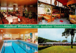 Westerstede Waldhotel Wittenheim Cafe Restaurant Gesellschaftshaus Hallenbad - Westerstede