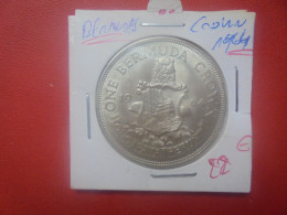 BERMUDES CROWN 1964 ARGENT (A.2) - Bermuda