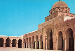 TUNISIE - Kairouan - Grande Mosquée - Vue Extérieure - Salle Des Prières - Architecture - 1717 - Carte Postale Ancienne - Túnez