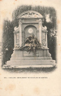 BELGIQUE - Ixelles - Monument Des Charles De Coster - Statue - Publicité - HM - Carte Postale Ancienne - Ixelles - Elsene