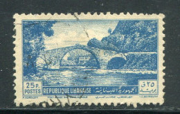 Delcampe - LIBAN- Y&T N°63- Oblitéré - Libanon