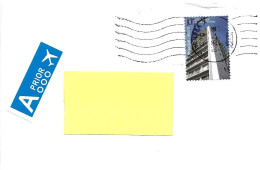 BELGIO BELGIQUE - 2025 Lettera Prioritaria Per L'Italia Con Francobollo Singolo (2010 Edifici Moderni) - 11475 - Briefe U. Dokumente