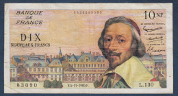 RICHELIEU - 10 NF  Du 4 - 11 - 1960 - 10 NF 1959-1963 ''Richelieu''