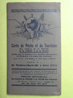 CARTE DE PECHE ET DE TOURISME DES VALLEES DE LA MEUSE DE LA CHIERS ET DE LA SEMOY - Fischerei