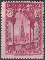 Delcampe - Spanish Morocco 1929 Sc 110 Marruecos Ed 121 MNH** - Spanisch-Marokko