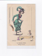 Delcampe - FEMME MODE ROBERTY La Dernière Mode Les Entravées AUX TOILETTES WC CHIEN - Mode