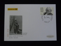 Kark Marx FDC Germany Deutschland 2018 - Karl Marx